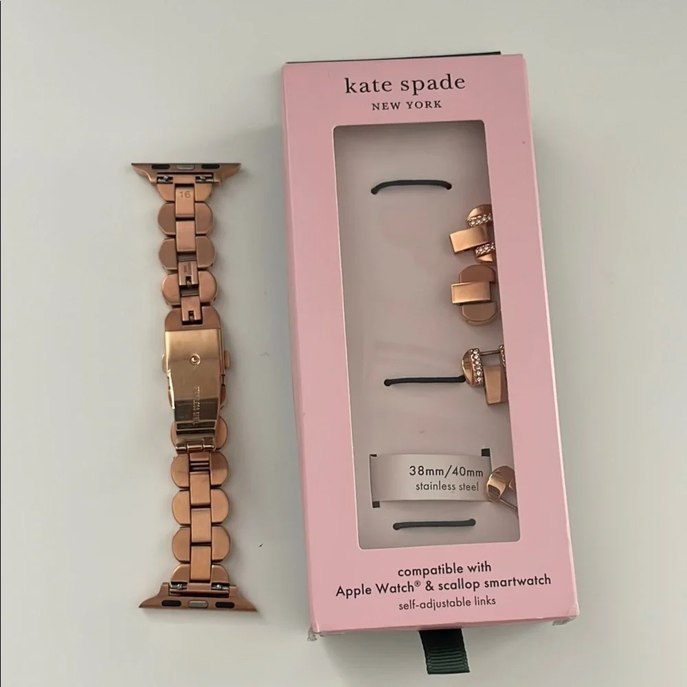 Kate Spade Rose Gold Watch Band 38/40mm - Picture 5 of 6